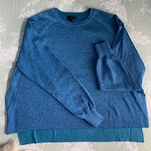 Blue J. Crew sweatshirt